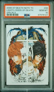 PSA10 Death Note Trading Card Japanese Light Yagami L Gods of Death Speckle - Picture 1 of 3