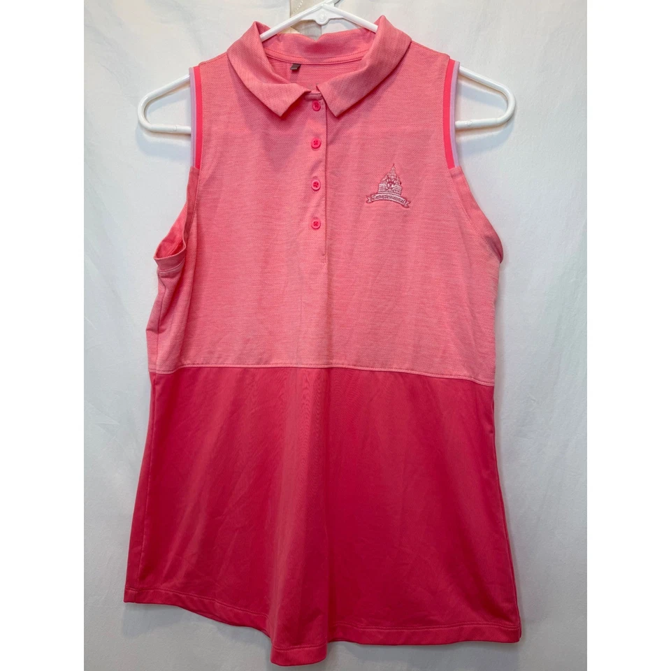 Under Armour Congressional Country Club Sleevless Wicking 高尔夫 Polo 中号 — 第 1/4 张图片