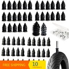 60 Pcs Tire Repair Rubber Nail Screw Tire Plugs Quick Puncture for Car Tru