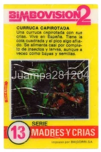 CURRUCA CAPIROTADA #13 CROMO BIMBOVISION 2 1977 BIMBO CON DESGASTE / ARAÑAZOS - Imagen 1 de 2