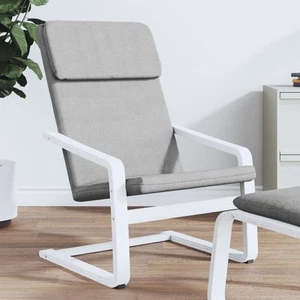 vidaXL Sillón de relax de tela gris claro - Imagen 1 de 8