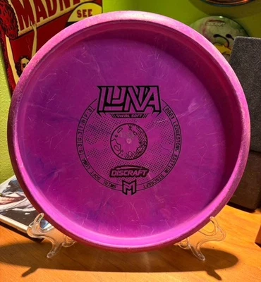 Discraft 2023 Ledgestone LUNA swirl soft disc golf approach putter - Image 1 of 2
