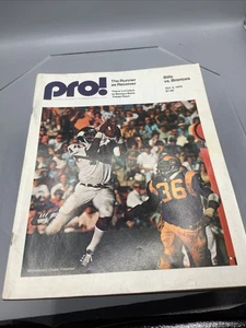 Programa Buffalo Bills vs Denver Broncos 1975 - Imagen 1 de 3