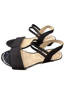 Women Dress Shoe life stride black Sandals Size 8.5 With Straps - Picture 1 of 5
