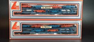 Lima 309053W - OO Gauge - Two Deck Bogie Car Transporters With Load of Cars x 2 - Foto 1 di 10