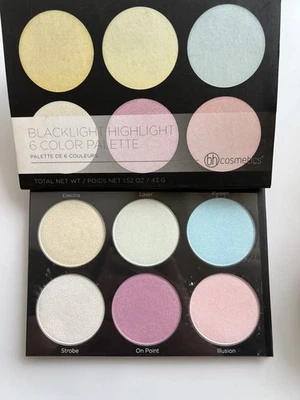 BH Cosmetics RARE Blacklight Highlight 6 Color Palette brand New In Box (badbox) - Image 1 of 4