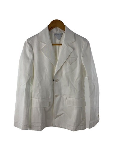 Giacca sartoriale BOTTEGA VENETA 38 cotone bianco tinta unita 694828 usata