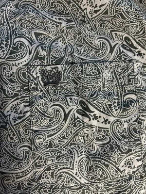 Cinch Youth Boys Shirt 2XL XXL 16-18 Long Sleeve Paisley Floral Button Shirt - Imagem 1 de 4