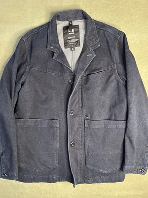 Blazer G-Star RAW Bronson Sudadera XL Azul Marino Cremallera Botón Utilitario Chaqueta de Trabajo Foto 1 de 4