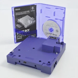 Nintendo Game Boy Player DOL-017 Console Violet Gamecube NTSC-J Tested Ref 2529 - Picture 1 of 6