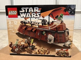 Retired Rare Lego Star Wars Jabba's Sail Barge (6210) MINT NISB From 2006