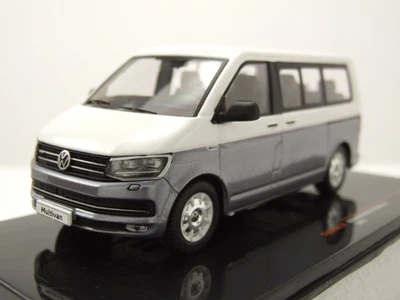 VW T6 Bus Multivan 2017 Bianco Grigio Modellino 1:43 Ixo Models - Immagine 1 di 4
