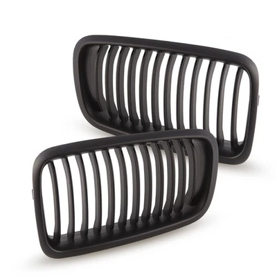 front grill for BMW E38 1994 1995 1996 1997 1998 1999 2000 2001 saloon black  - Image 1 of 4