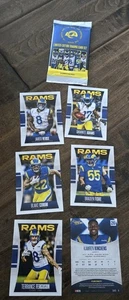 2025 LOS ANGELES RAMS 6 CARD TEAM ISSUE SET DAVANTE ADAMS JARED VERSE CORUM SGA - Picture 1 of 1