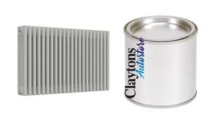 PINTURA ESMALTADA RADIADOR RESISTENTE AL CALOR GRIS CLARO RAL 7035 500ML - Imagen 1 de 4