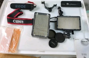 Aputure Amaran AL-H198C On-Camera LED Video Light/Bag/Rode smartLav+ Mic. 836 - Picture 1 of 8