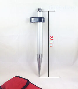 NEW MINI PRISM POLE 5/8" THREAD FOR TOTAL STATIONS SURVEYING (28 cm )