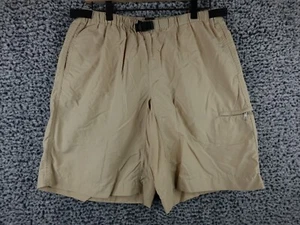 Patagonia Mens Belted Baggies Shorts Medium Khaki Rare VTG Hike Surf Climb - Picture 1 of 15