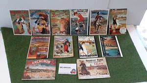 LOT 12 CARTES POSTALES ANCIENNES AFFICHES CHEMIN DE FER DU NORD ET DE L'EST DIVE - Foto 1 di 2