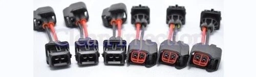 6 NUEVOS adaptadores conector inyector combustible ev14 a audi s4 plug and play Foto 1 de 1
