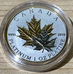 2018 Canada $300 Pure Platinum Coin - Maple Leaf Forever Mintage:250 - Picture 1 of 5