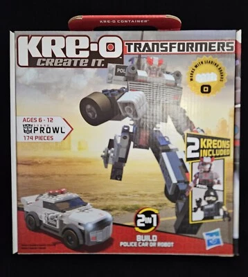 KRE-O Transformers Prowl 30690 2-in-1 Building Set – Police Car or Robot – NEW!  - Image 1 of 4