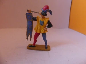 FIGURINE STARLUX MOYEN AGE TROUBADOUR TROMPETTE (CASSE) - Picture 1 of 2