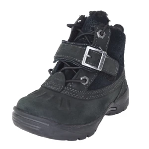 Timberland Mallard Winter TODDLERS Boots Snow Black Vintage Suede 91835 Size 12 - Picture 1 of 12