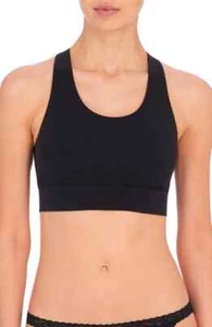 Natori 290469 Women's Bliss Femme Lace Racerback Bralette in Black, Size Small - Picture 1 of 2
