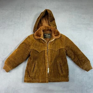 Vintage Cal Craft California Manufacturing Co Sherpa Lined Hood Jacket 70s 80s - Picture 1 of 11