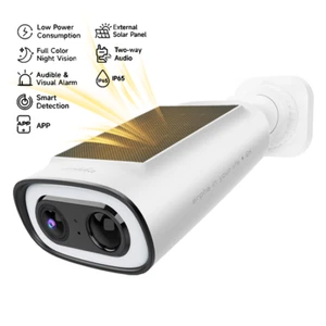 ARPHA K06 2K 4MP Outdoor Security Camera 2.4G WIFI APP Night Vision Solar Power - Picture 1 of 11