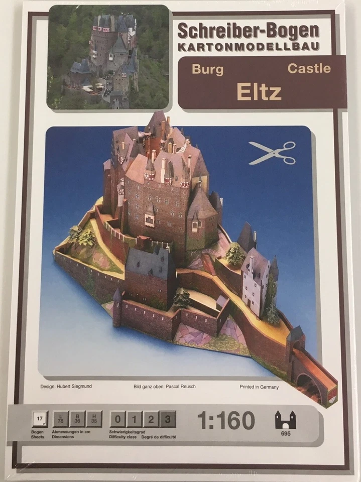Schreiber-bogen Kartonmodellbau Burg Eltz