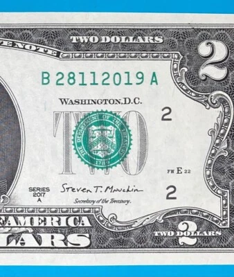 28 November 2019 : B 28112019 A BIRTHDAY Note $2 Two Dollar Bill *Uncirculated* - Image 1 of 3