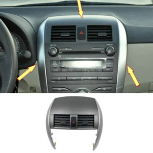 For Toyota Corolla 09-13 Car Center Dash A/C Outlet Air Vent Panel w/ Trim Strip - Picture 1 of 8