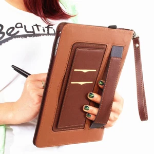Case for iPad 5th 6th 7th 8th 9th Gen Pro Air Mini Flip PU Leather Tablet Cover - Picture 1 of 35