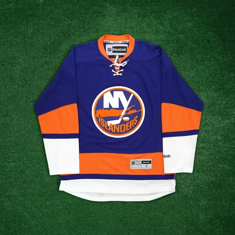 2016-17 New York Islanders NHL Reebok Men's Home Blue Premier Jersey Cover