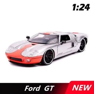 1:24 Ford GT Alloy Sports Car Model High Simulation Diecasts Metal Track Racing