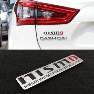 Für Nismo Auto Emblem car Sticker Badge Aufkleber Schild alu aus Metall 120x26mm - Bild 1 von 6