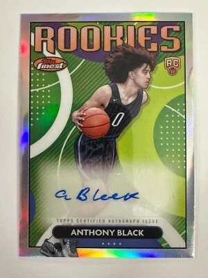2023-24 Topps Finest Anthony Black Autograph Refractor Rookie Card RC - Image 1 of 2