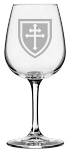 79th Infantry Division Military Etched 12.75oz Stemmed Wine Glass - Bild 1 von 1