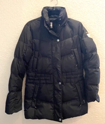 Chaqueta cálida de esquí Bogner Fire + Ice Down Puffer negra talla 8 Foto 1 de 4
