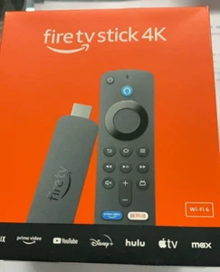 Amazon Fire Stick 4K | Wifi 6 | TV Streaming Media Player- Alexa Voice Remote - Picture 1 of 9