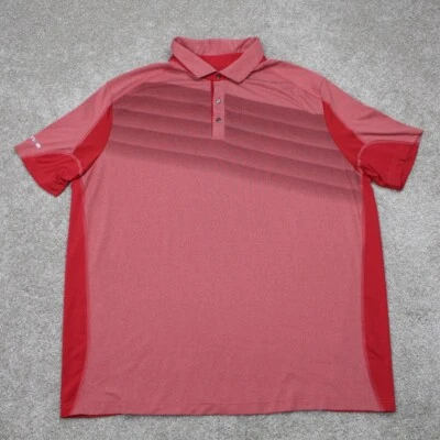 Camisa Polo Sunice Myles Para Hombres XL Roja Golf Poliéster Elastizada Manga Corta Pullover Foto 1 de 4