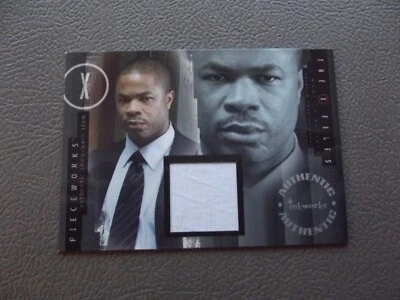 The X Files XZIBIT as FBI Special Agent Drummy swatch card - 2008 Inkworks #PW-4 - Image 1 of 2