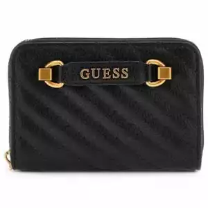 NEW GUESS Wallet SELA SLG Female Black - SWQB9495140BLA - Picture 1 of 3