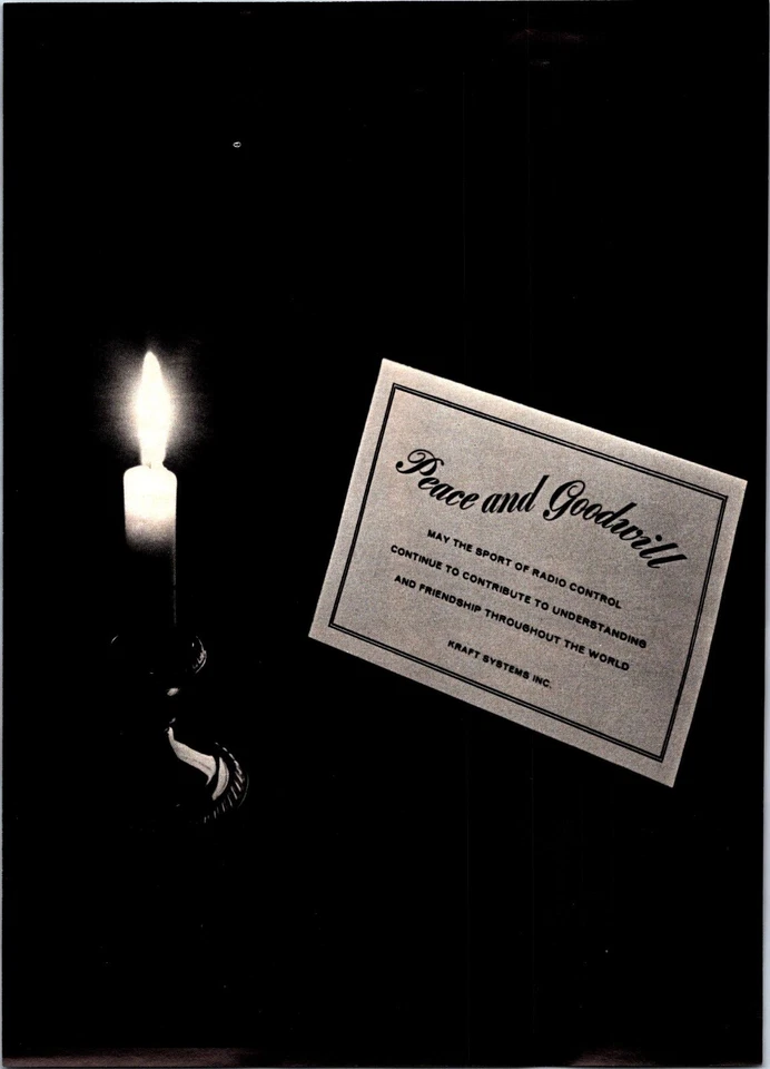 Kraft Radio System Vintage 1978 Print Ad Wall Decor Peace and Goodwill - Image 1 of 1