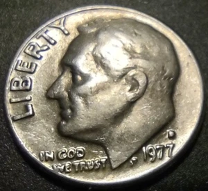 1977 D Roosevelt Dime Denver Mint Filled D Multi Errors DDO / DDR - Picture 1 of 24