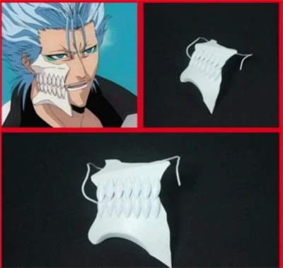 BLEACH Grimmjow Jeagerjaques Mask Cosplay Half Face Mask halloween Costume Props - Image 1 of 2