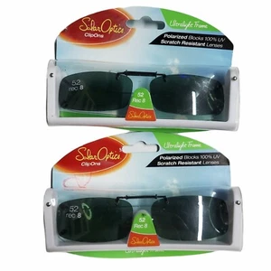 Sonnenschutz kratzfeste Linsen, polarisierte Clipons 100 % UVA/UVB 52 Rec 8 - Bild 1 von 6