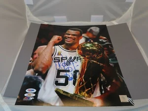 David Robinson Signed San Antonio Spurs 11x14 Photo Autographed PSA/DNA COA 1A - Picture 1 of 6
